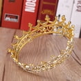 thumbnail image 3 of Fortune Rhinestone Hollow Princess Crown Headwear Pearl Crystal Hair Band, 3 of 3