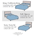 thumbnail image 4 of Southshore Fine Living, Inc. Christmas Comforter King Set, Reversible Bedding, Red Plaid & Holly, 4 of 9