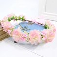 thumbnail image 4 of Flower Wreath Flower Crown Headbands Bride Hairpiece Hair Accessories Hairband for Women Wedding Party Ceremony Festival, 4 of 4