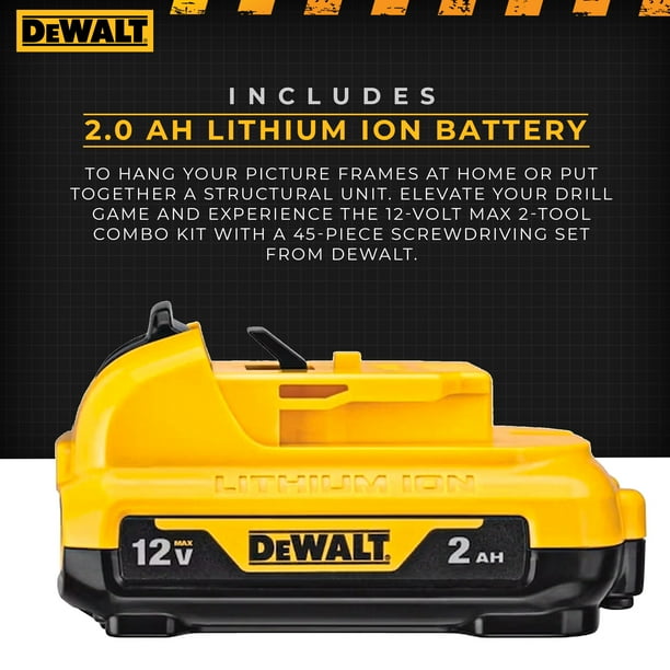 Dewalt 12 deals volt set