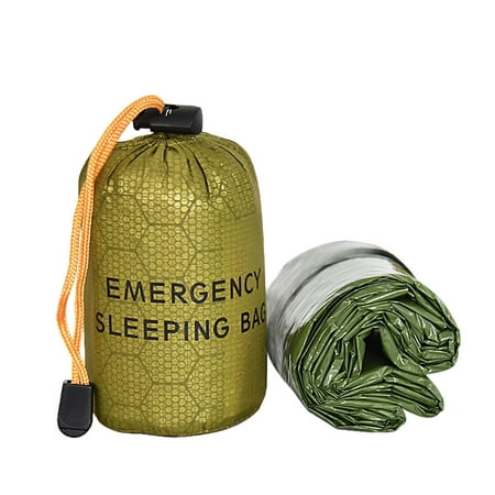 

Portable Outdoor Emergency Sleeping Bag First Aid Survival Blanket Tent Storage Bag PE Aluminum Film Thermal Insulation Mat