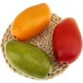 thumbnail image 2 of 3pcs Artificial Lifelike Mango Decoration Fake Fruit Home Party Kitchen Table Food Show, 2 of 2