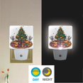 thumbnail image 2 of Yayeee LED Plug in Night Light for The Home with Auto Dusk to Dawn Light Sensors, 2 Pack, Green Halloween Christmas Trees, 2 of 6