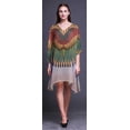 thumbnail image 5 of Phagun Short Caftan Midi Dress Beach Swimwear Cover up Womens Kaftan-4X-5X, 5 of 6