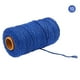 thumbnail image 3 of Naiovety Cuerda de cordón de algodón Artesanía Cuerda de macramé Cuerda de hilo de algodón de color sólido Textiles para el hogar 91,5 m De coser zafiro, 3 of 6