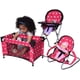 thumbnail image 2 of The New York Doll Collection Dolls Mega Play Set Con Trona Para Muñecas 3-1 Hamaca Para Muñecas Y Pack N Play Rosa Para Muñecas De 18 Pulgadas, 2 of 5