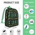 thumbnail image 5 of Cartoon Dino Pattern College Backpack, Lightweight and Funny Dinosaur Print Laptop Bag for Teens and Travelers, 5 of 5