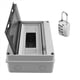 thumbnail image 1 of Caja de Conexiones Serie HT de 12 Vías, IP65, Impermeable, para Exteriores, de Plástico, con Cerradura para Disyuntor., 1 of 5