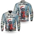 thumbnail image 3 of Merry Christmas Cane Corso Enjoys Woofmas Winter Xmas Holiday All Over Print 3D Baseball Jacket Italian Mastiff Dog Lover Gifts Idea Bomber Jacket Softball - 02022, 3 of 6