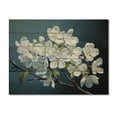 thumbnail image 3 of Designart "Apple Blossom Monochromatic gracefulness VIII" Apple Blossom Print on Natural Pine Wood, 3 of 5