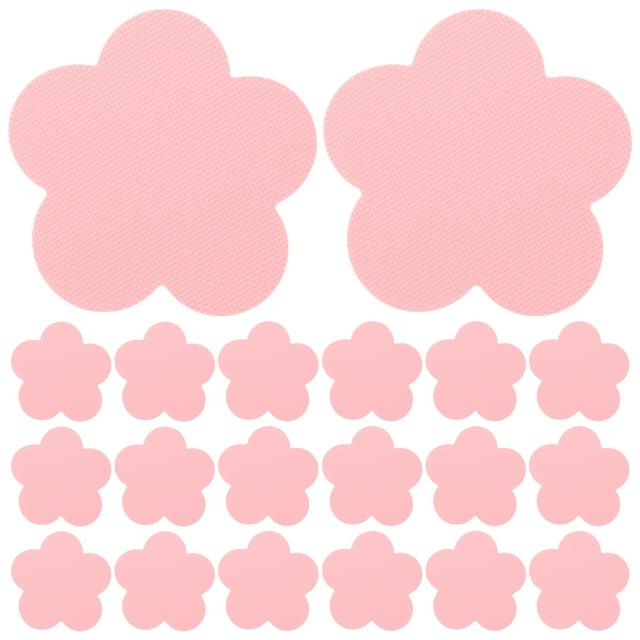 Pegatinas de bañera sin deslizamiento de 12 piezas Flor Pegatizas de bañera Floral
