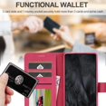 thumbnail image 4 of Allytech for Google Pixel 8 Pro Wallet Case, Flip PU Leather Stand Shockproof Protective Cards Slots Magnetic Closure Wallet Case Cover for Google Pixel 8 Pro - Rose, 4 of 10