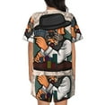 thumbnail image 3 of Lsque Pug Dog Women's Short-Sleeved Pajama Set - 2 Piece Soft and Lightweight Sleepwear Set-4X-Large, 3 of 9
