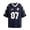 Blue, variant on Women's Y2K Streetwear Football Shirt, V Neck Number 07 Print Short Sleeve Top, 1 Piece, S-XXL Plus Size Friendly