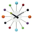thumbnail image 1 of Infinity Instruments Horloge Murale Moderne Mi-Siècle 15 Pouces Orb Spoke, 1 of 6
