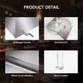 thumbnail image 5 of EDTara Stainless Steel 5-Pan Bain Marie Steam Table With Glass Guard, 60qt Buffet Server for Events, 5 of 5