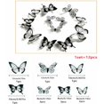 thumbnail image 3 of 12 Papillons 3D en Décoration Intérieure stickers Muraux, 3 of 5