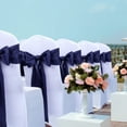 thumbnail image 2 of Fundas para sillas Babenest Satin, 50 unidades, color azul marino, para eventos, 2 of 8