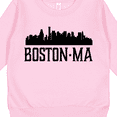 thumbnail image 3 of Inktastic Boston Massachusetts Skyline City Silhouette Toddler Sweatshirt, 3 of 4