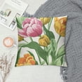 thumbnail image 2 of Spring Pillow Cover Farmhouse Floral Throw Pillowcase Spring Summer Outdoor Decorative Cushion Case for Sofa Couch Home Bed Decorations, 2 of 5