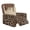 Leopard Spot Texture, variant on HELLHERO Recliner Stretch Sofa Slipcover Checkered Pumpkin Print Cover for Recliner Chair with Foot Rest Anti Slip Reclining Couch Slipcovers for Thanksgiving Decor