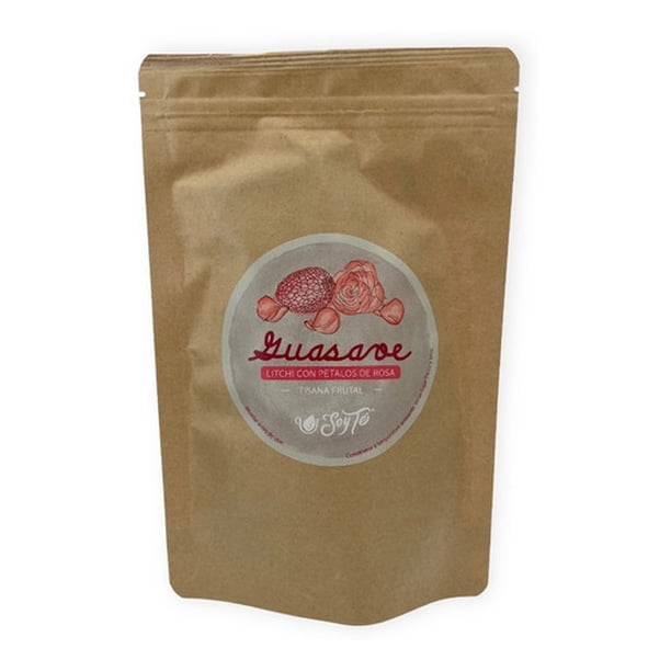 Tisana Frutal Guasave Litchi Con Pétalos De Rosa 250g Soy Té Soy Té Original