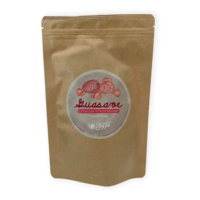 Tisana Frutal Guasave Litchi Con Pétalos De Rosa 250g Soy Té Soy Té Original
