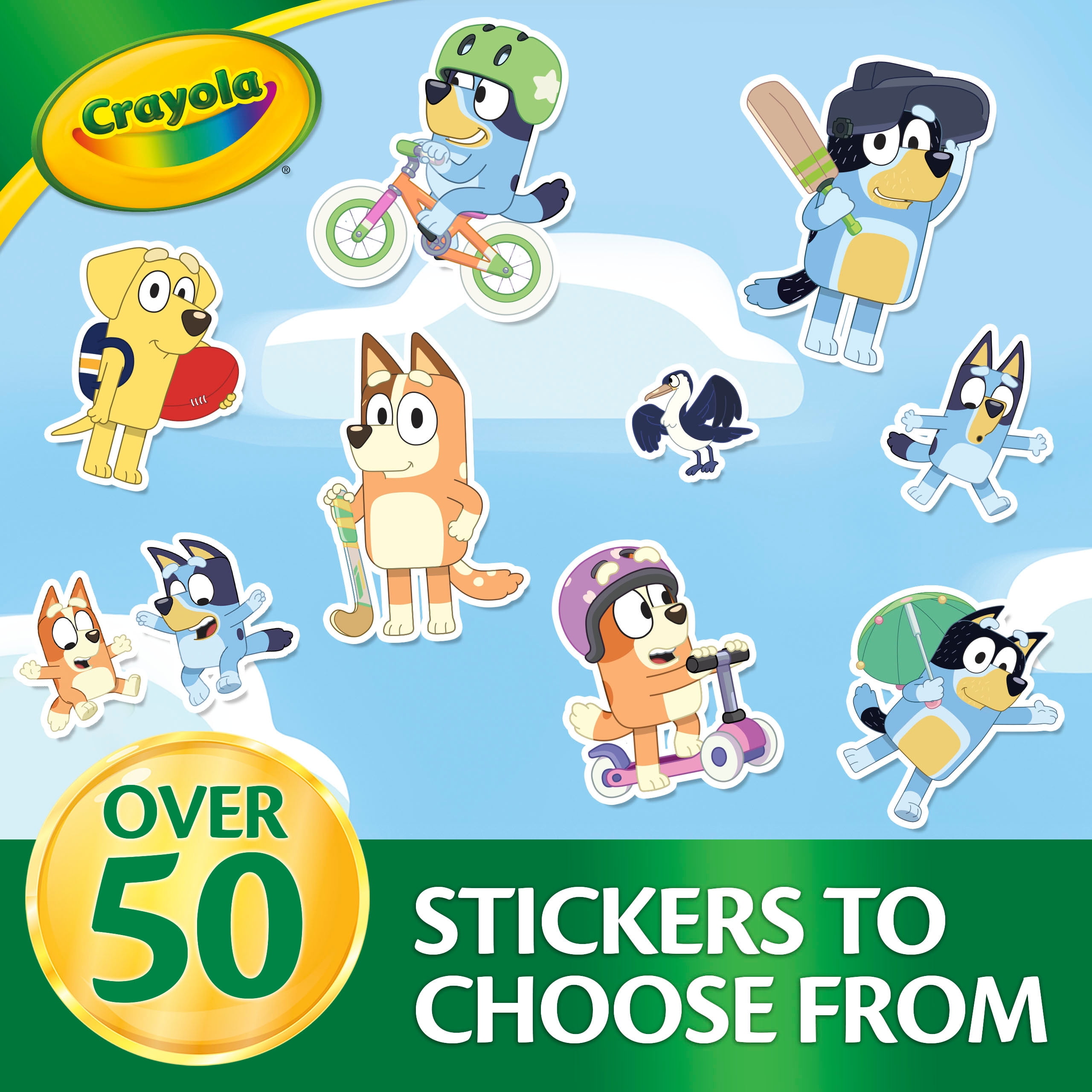 Crayola Bluey Carry Along Color & Sticker Activity Set with Crayola Bluey Carry Along Color & Sticker Activity Set with