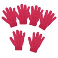 thumbnail image 1 of Guantes Exfoliantes de Cuerpo de Baño Sunnimix 6 Piezas para Cara Rojo, 1 of 8