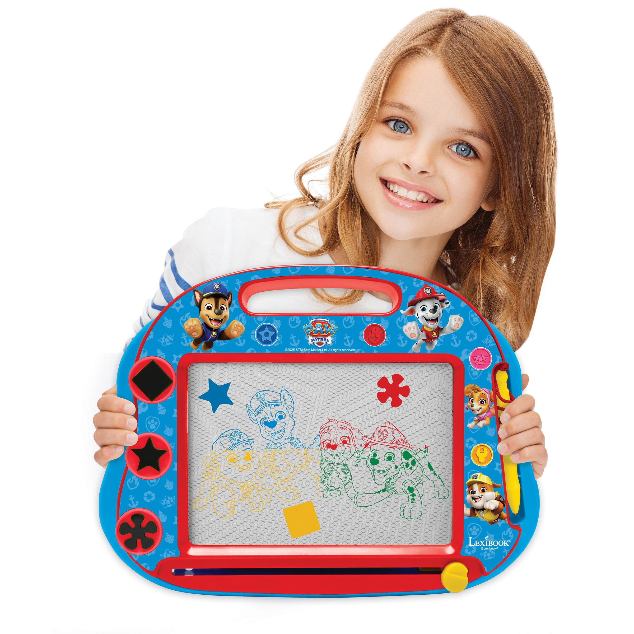 Lexibook Paw Patrol Magic Magnetic Drawing Board, Stamps, Red