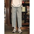 thumbnail image 3 of Pantalones rectos holgados japoneses de verano para hombre, ropa de calle a la moda, pantalones harén para correr, pantalones casuales nuevos para hombre, pantalones preppy Y2K, 3 of 5