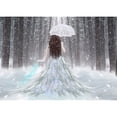 thumbnail image 1 of Diamond Painting (DE9099) 5D DIY Snow Land Girl Rhinestone Full Round Wall Kit Art 40x50cm FLhrweasw Nuevo, 1 of 1