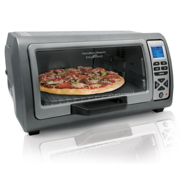 Hamilton Beach Easy Reach Toaster Oven with RollTop Door