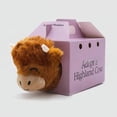 thumbnail image 2 of Adopt a Highland Cow Plush, Cute Cow Stuffed Animal Fluffy Cow Figure Toys, 2 of 5