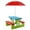 Red, variant on KOTEK Kids Picnic Table, Outdoor Kids Table and Set w/Removable Umbrella, Plastic Children Patio Furniture, Toddler Picnic Tables for Backyard, Garden, Nursery, Gift for Boys Girls (Red)