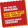 thumbnail image 5 of Cheez-It Grooves Sharp White Cheddar Crunchy Cheese Crackers, Snack Crackers, 17 oz, 5 of 13