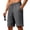 Dark Gray, variant on GrmtClth Men's Textured Knit Shorts Soft Casual Elastic Drawstring Loungewear with Pockets Comfortable Daily Fashion Wear Shorts White 3XL