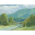 thumbnail image 2 of Calcasola, Stephen 32x25 Gold Ornate Wood Framed with Double Matting Museum Art Print Titled - Mt. Tom View, 2 of 4