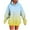 Yellow, variant on Cavosen Women's Ombre Hoodies Sweatshirt Kangaroo Pockets Long Sleeve Graphic Pullover Athletic Soft Soft Workout Casual Hoodies