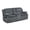 Dark Gray, variant on Lexicon Goodland Corduroy Double Reclining Love Seat with Center Console in Blue
