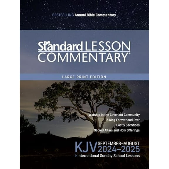 Pre-Owned Standard Lesson Comm KJV Standard Lesson Commentary(r) Large Print Edition 2024-2025, (Paperback)