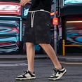 thumbnail image 4 of Dresfit Cargo Shorts Mens Drawstring Long Camo Shorts Summer 2026 Camouflage Hiking Carpenter Shorts Knee Length Wide Leg Big and Tall Work Cropped Pants 2XL, 4 of 8