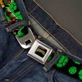 thumbnail image 2 of Classic Tmnt Logo Full Color Classic Tmnt Turtles Pose11 & Splinter Ninjas Seatbelt Belt Standard, 2 of 2