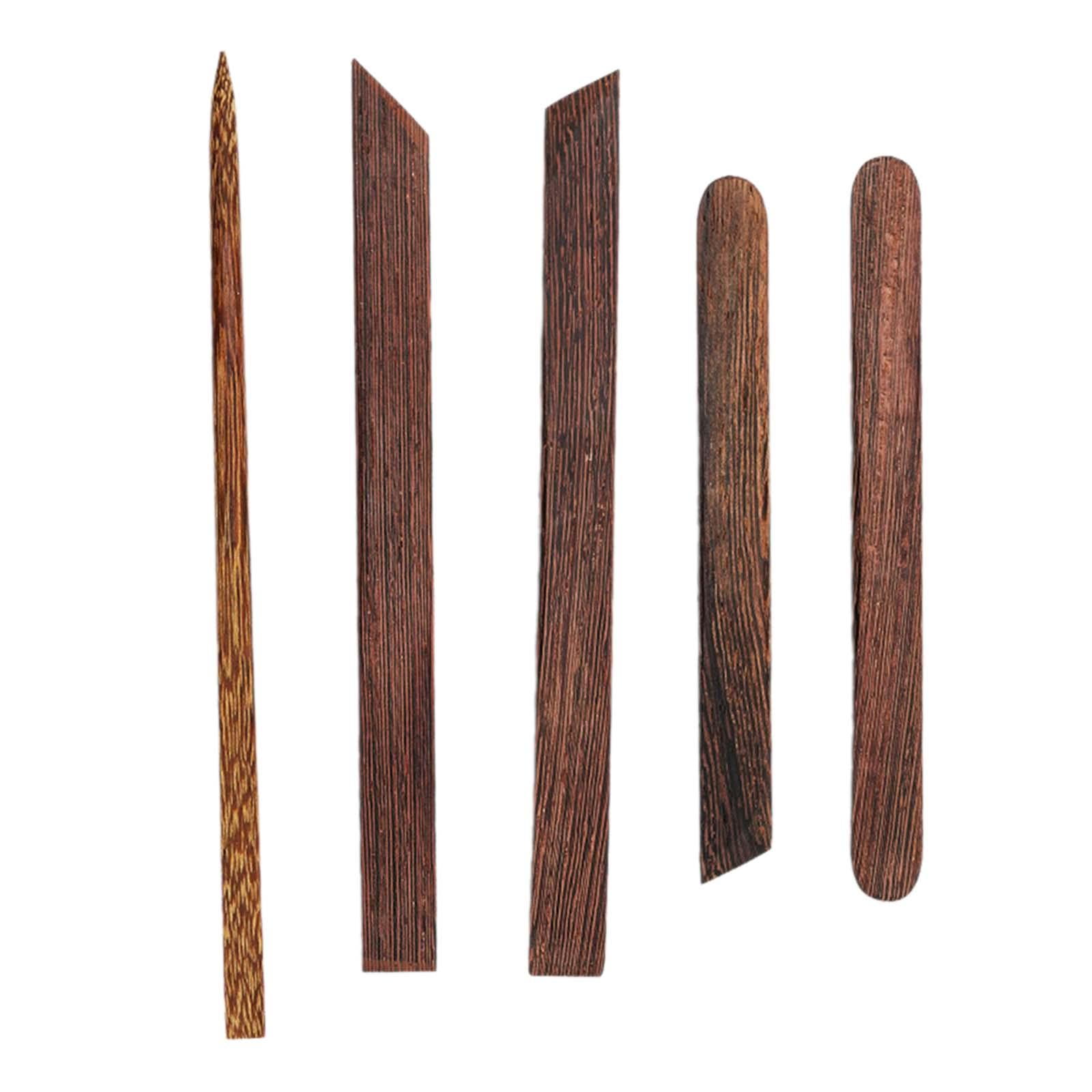 Tachiuwa 5 Pieces Clay Sculpting Tools Clay Modelling Tools Pottery Tools Adults Portable Beginners Pottery Trimming Tools for Carving