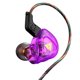 thumbnail image 1 of Cateissary Auriculares con cable portátiles de 1,2 m, Cable de fibra colorido, auriculares HiFi para escuchar música, ver vídeos, ver llamadas de voz, Cables de audio/vídeo Púrpura, 1 of 6