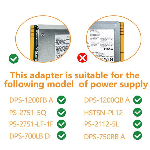 Cable 1200W PSU Breakout Board 12 puertos ATX 6 Pin para DPS-800GB 1200FB 1200QB A Ndcxsfigh Nuevos Originales