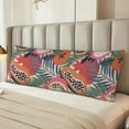 thumbnail image 2 of Honeii Tropical Fruit Print Long Body Pillowcase 20x54 in,Body Pillow Cover with Zipper,Large Body Pillowcase,Soft Bed Decorative, 2 of 7