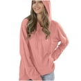 thumbnail image 2 of QUINDOS Womens Hoodies Tunic Sweatshirts Women Casual Long Sleeve Crew Neck Plain Pullover Tops, 2 of 6