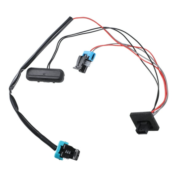 Rear Trunk Lid Tailgate Lock Release Handle Opening Button Switch for OPEL Meriva Black