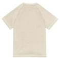 thumbnail image 6 of FORMRS Boys Rash Guard Short Sleeves Swim Shirt Quick Dry UPF 50+ Sun Protection, Sizes 3-12T, Beige Fall Coffee, 6 of 6